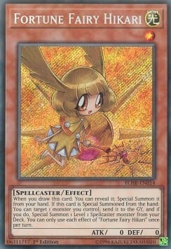 Fortune Fairy Hikari Card Front