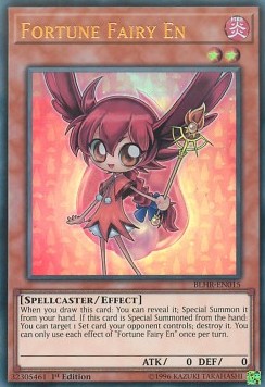 Yu-Gi-Oh! - Queso De Hadas De La Fortuna - BLHR-EN019 - Ultra Raro - 1 Edición - Battles Of Legend Hero S Revenge