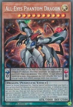 Drago Fantasma Occhi Multipli Card Front