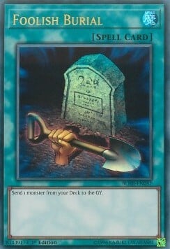 Foolish Burial Card Front