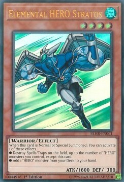 Elemental HERO Stratos Card Front