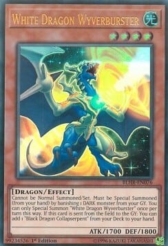 White Dragon Wyverburster Card Front