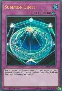 Summon Limit Card Front