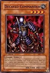 Decayed Commander Card Front