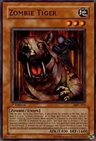 Zombie Tiger Card Front