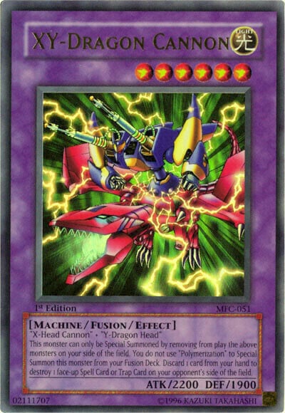 XY-Dragon Cannon Card Front