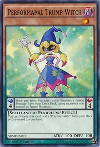 Performapal Trump Witch Card Front