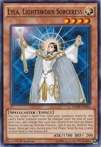 Lyla, Lightsworn Sorceress Card Front