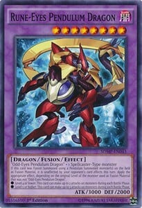 Rune-Eyes Pendulum Dragon Card Front
