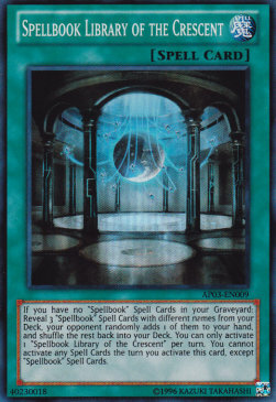 Spellbook Library of the Crescent Card Front