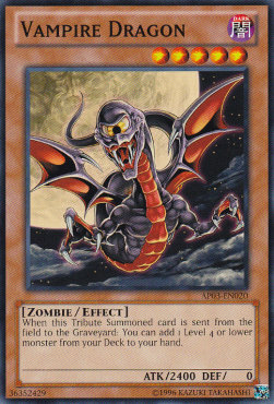 Vampire Dragon Card Front