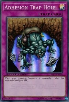 Adhesion Trap Hole Card Front