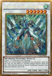 Stardust Charge Warrior Card Front