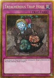 Treacherous Trap Hole · Gold Secret Rare 036