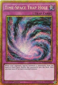 Time-Space Trap Hole Card Front