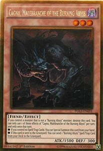 Cagna, Malebranche of the Burning Abyss Card Front