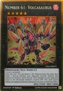 Number 61: Volcasaurus Card Front