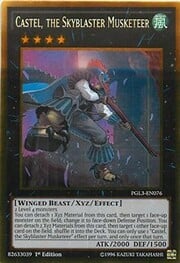 Castel, the Skyblaster Musketeer · Gold Rare 076