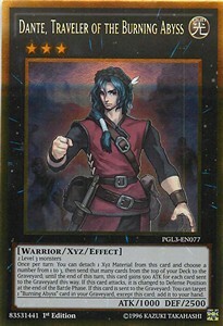 Dante, Traveler of the Burning Abyss Card Front