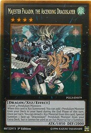 Majester Paladin, the Ascending Dracoslayer · Gold Rare 079