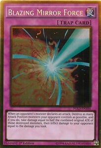 Blazing Mirror Force Card Front