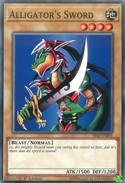 Alligator's Sword Card Front
