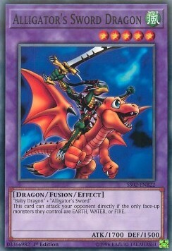 Drago Spada dell'Alligatore Card Front