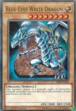 Blue-Eyes White Dragon Card Front