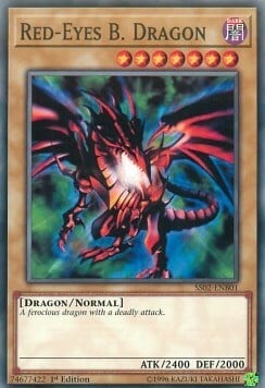 Red-Eyes B. Dragon Card Front