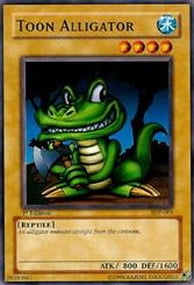 Toon Alligator Card Front