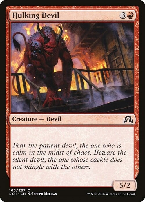 Hulking Devil Card Front
