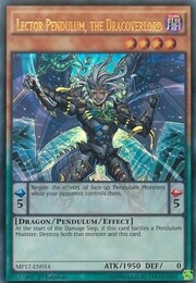 Lector Pendulum, the Dracoverlord · Ultra Rare 014