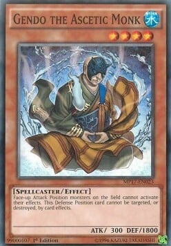 Gendo the Ascetic Monk Card Front