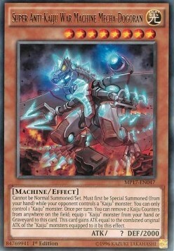 Super Anti-Kaiju War Machine Mecha-Dogoran Card Front