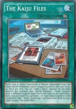 I Kaiju Files Card Front