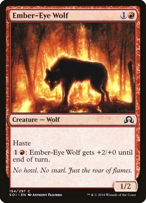 Ember-Eye Wolf Card Front