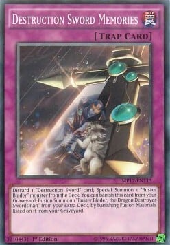 Destruction Sword Memories Card Front