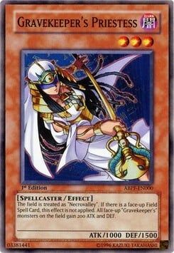 Gravekeeper's Priestess Card Front
