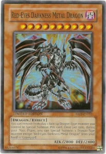 Drago Metallico Oscuro Occhi Roi Card Front