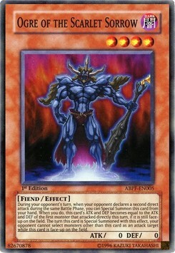 Ogre of the Scarlet Sorrow Card Front