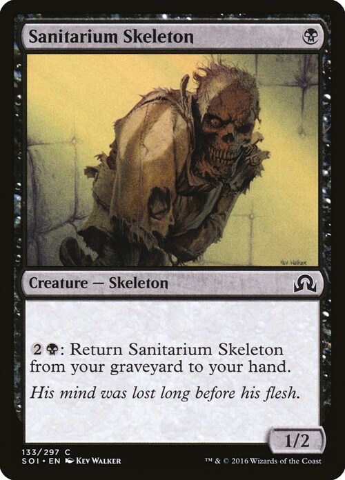 Sanitarium Skeleton Card Front