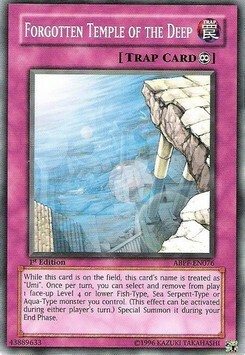 Forgotten Temple of the Deep Card Front