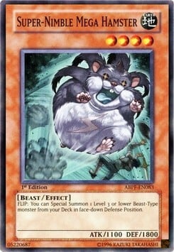 Super-Nimble Mega Hamster Card Front