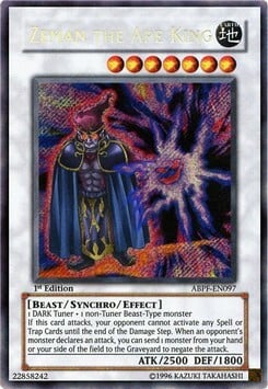 Zeman, il Re delle Scimmie Card Front