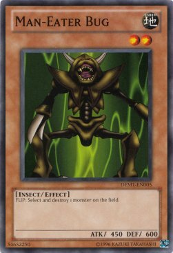 Man-Eater Bug Card Front