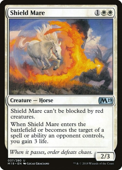 Shield Mare Card Front
