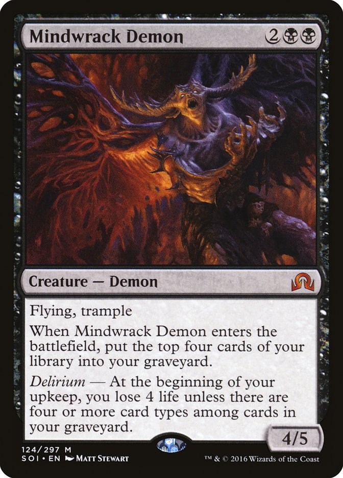 Mindwrack Demon Shadows Over Innistrad | Magic | CardTrader