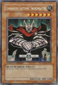Commander Gottoms, Swordmaster Card Front