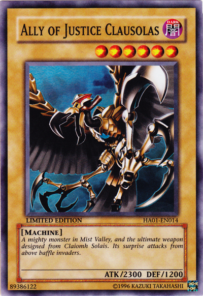 Ally of Justice Clausolas Card Front