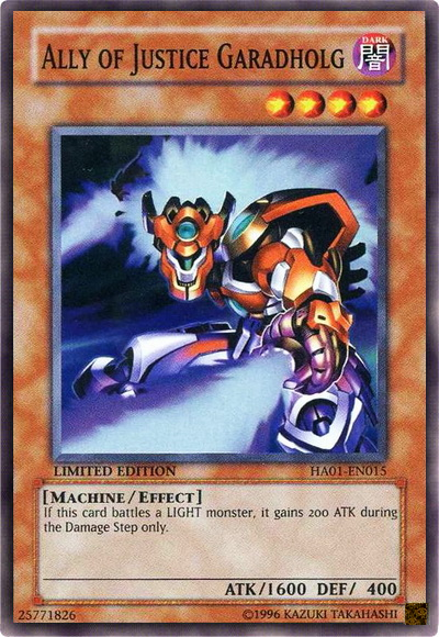 Ally of Justice Garadholg Card Front